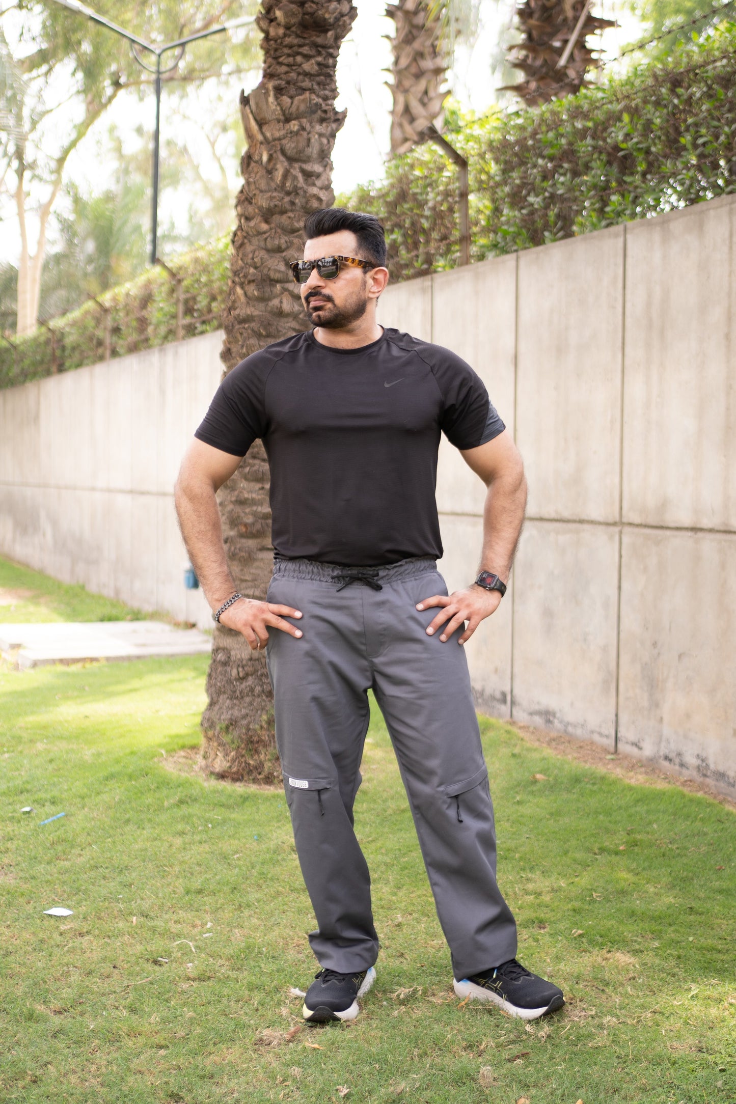 Baggy Stylish Premium Gray  6 Pocket Cargo Trouser LVT-04