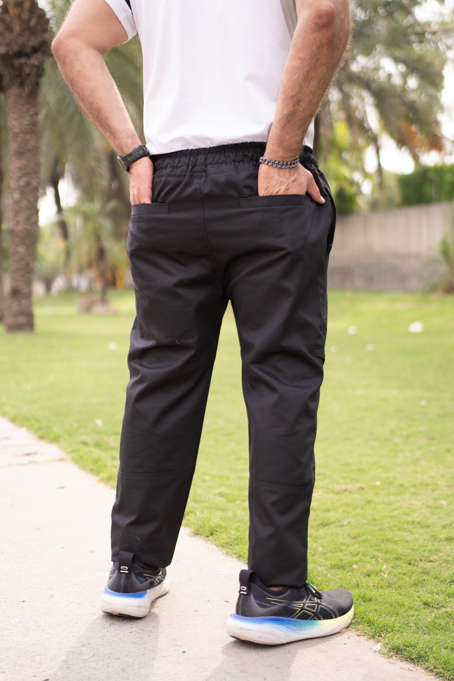 Baggy Stylish Premium Black 6 Pocket Cargo Trouser LVT-01