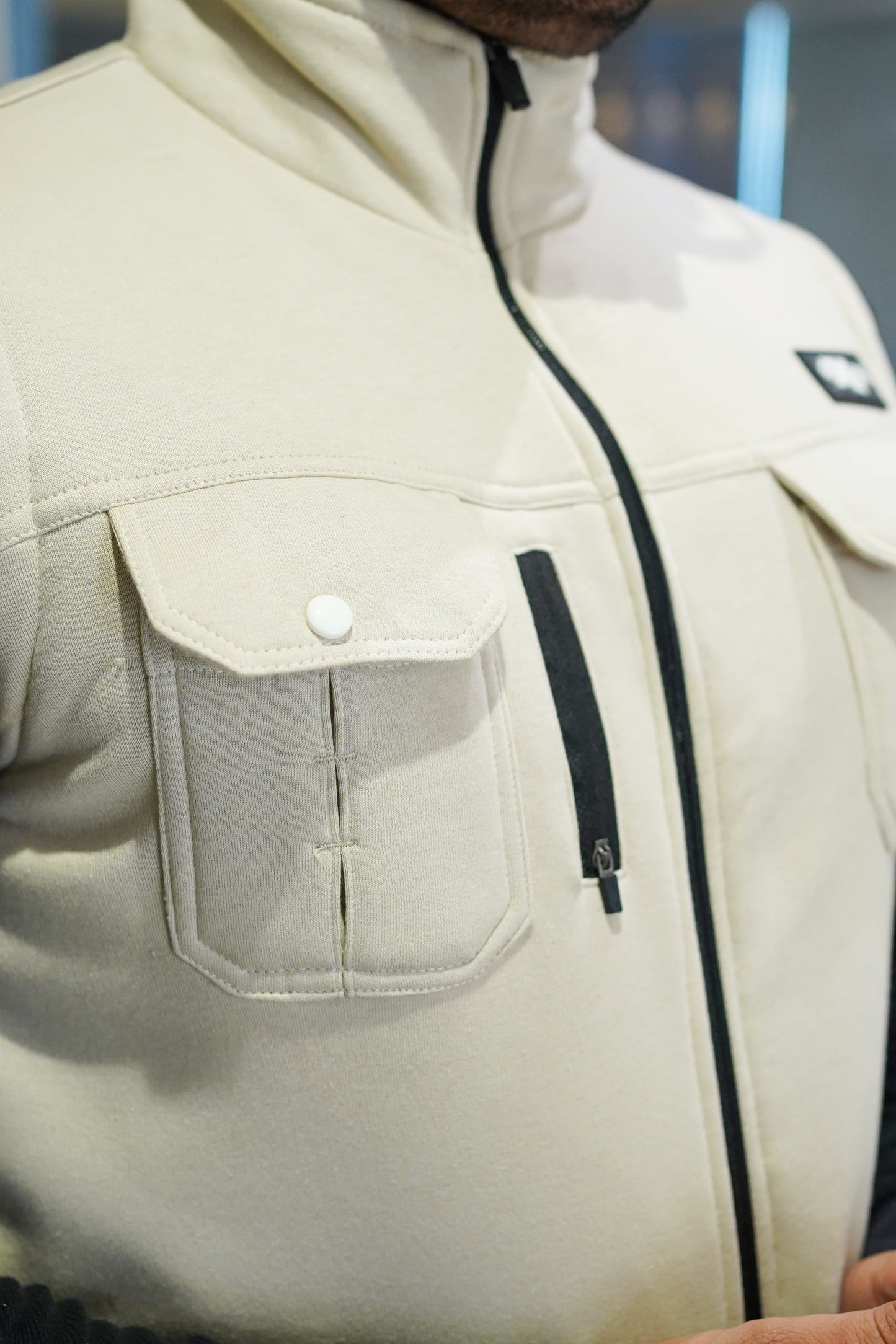 Premium Cotton Fleece Four Pocket sleeveless Jacket Skin JKT # 04