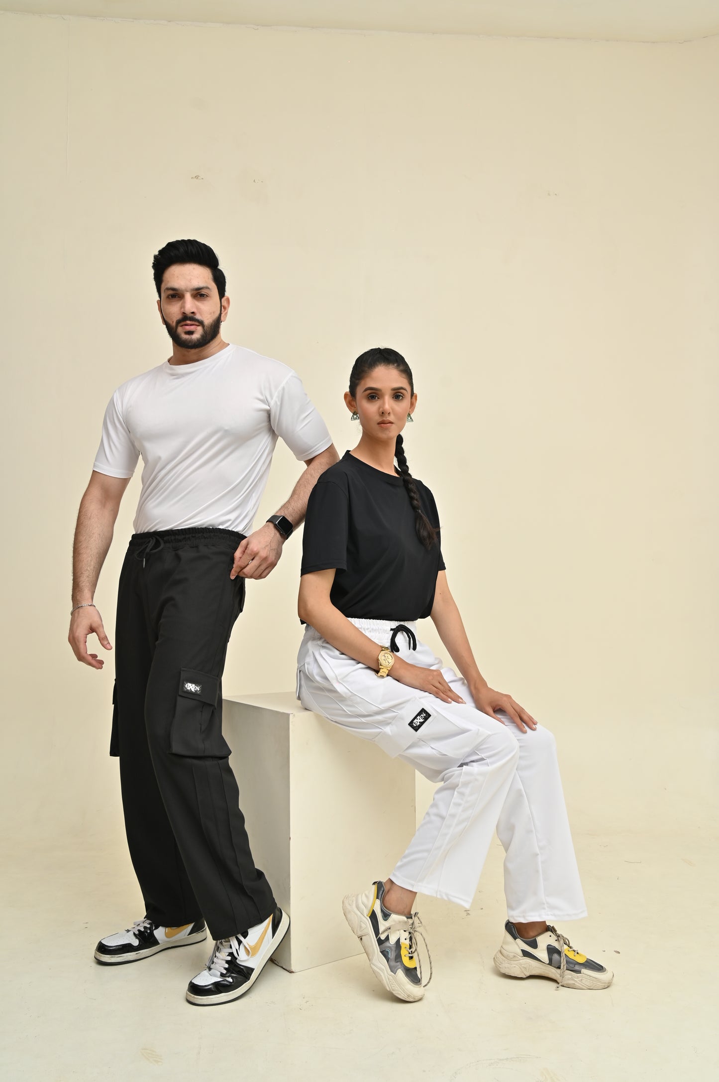 Unisex 6 Pockets Cargo Trouser #UO04