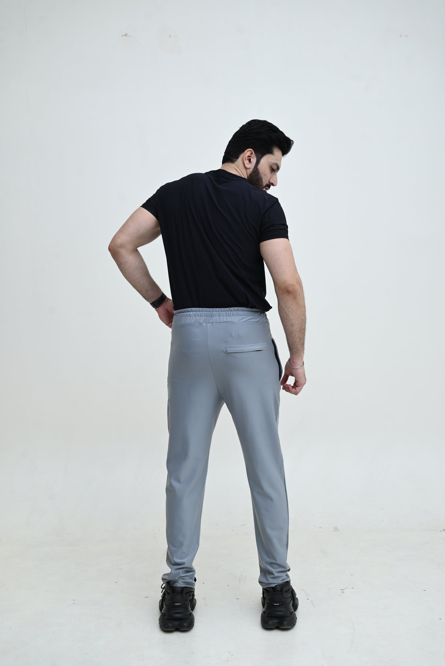 Men's Stretch-able Lycra Trouser-OXT#46