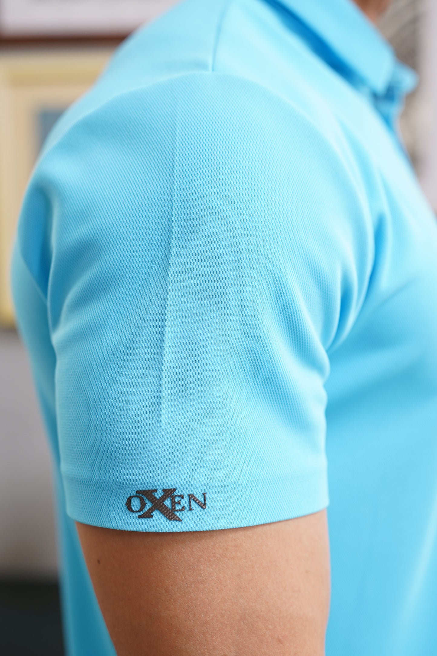 Italian textured seam less Polo Shirts OXT # 02 Turquiash