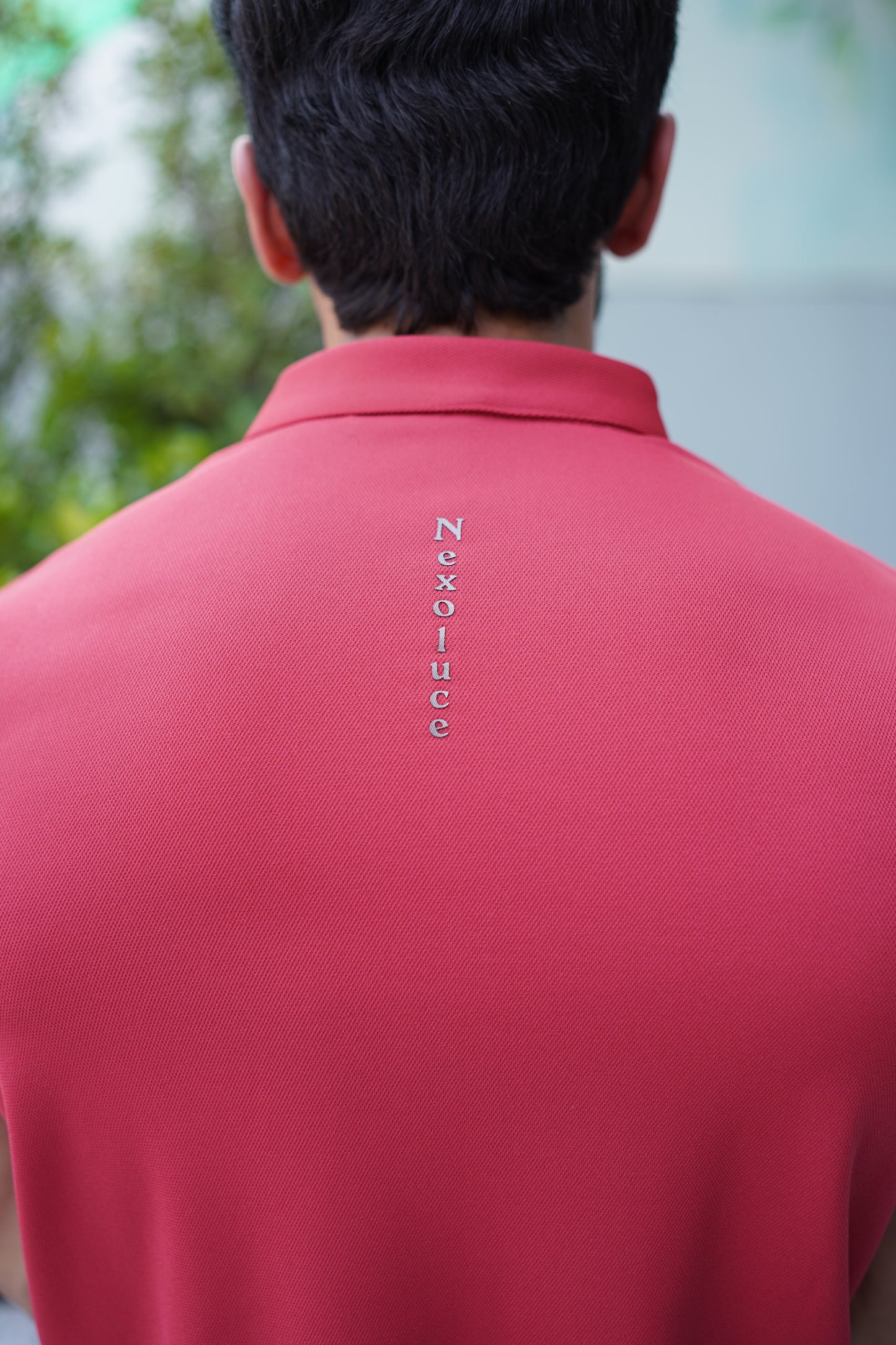 Italian textured seam less Polo Shirts OXT # 11 Rust