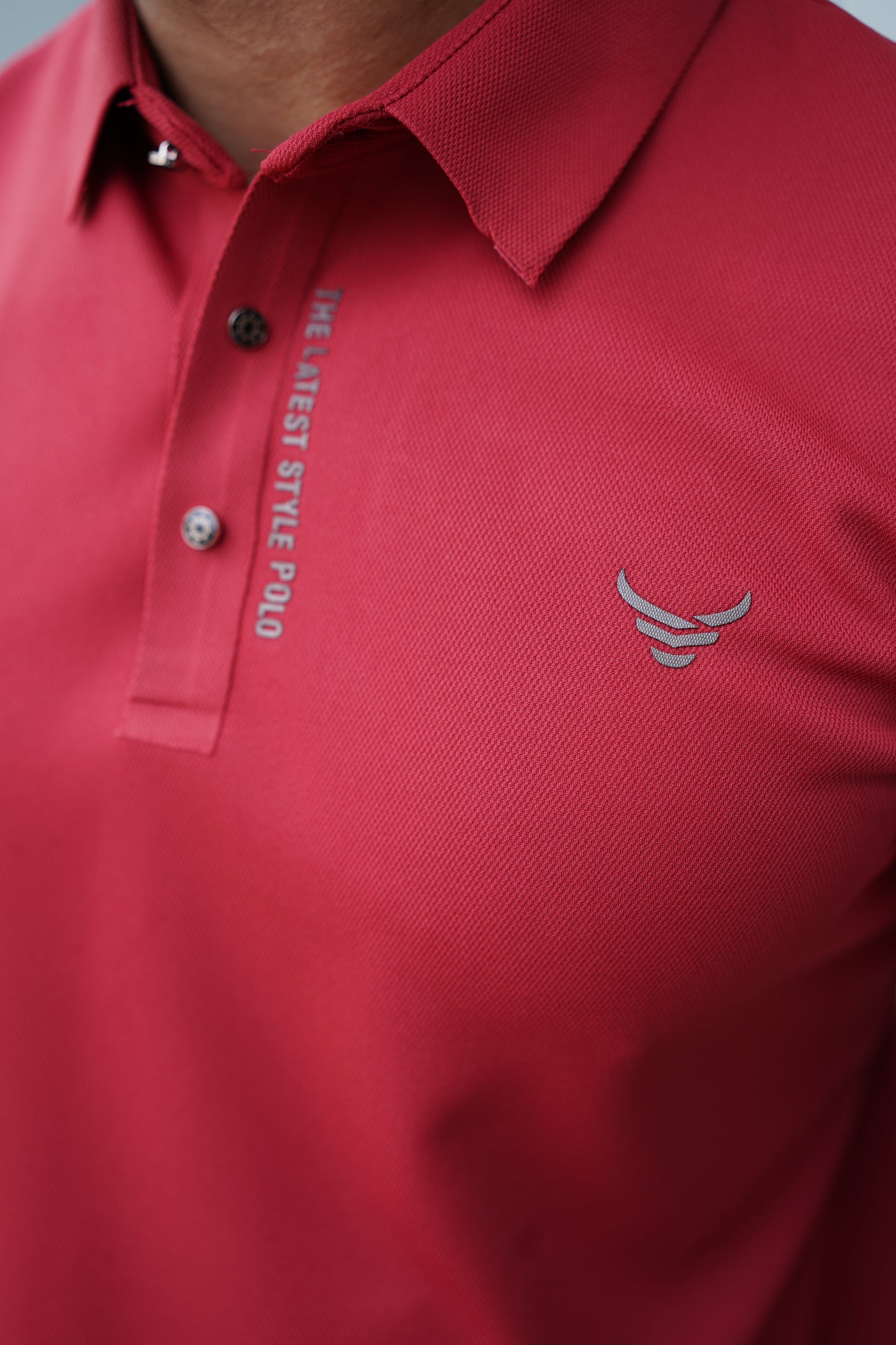 Italian textured seam less Polo Shirts OXT # 11 Rust