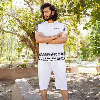 FNDI Twin Suit For Men white