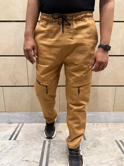 Baggy Stylish Premium light Mustard 6 Pocket Cargo Trouser LVT-02