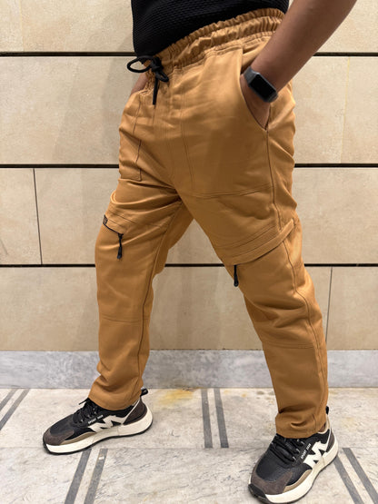 Baggy Stylish Premium light Mustard 6 Pocket Cargo Trouser LVT-02