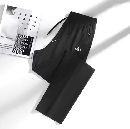 Super Spandex Nylon Four-way Stretchable Black Imported Trouser For Men A-L-O