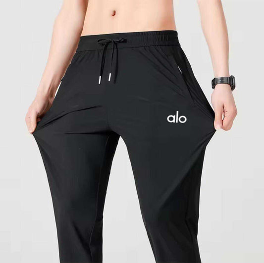 Super Spandex Nylon Four-way Stretchable Black Imported Trouser For Men A-L-O