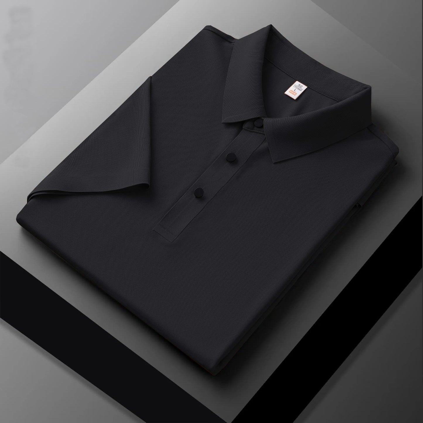 MEN'S IMPORTED DARK GRAY SEAMLESS4 WAY LYCRA SHIRT  DGS-2