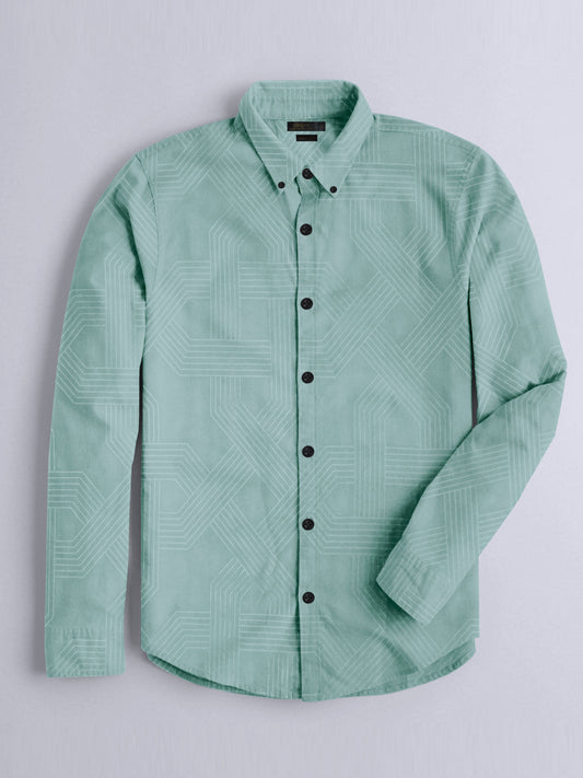 Nexoluce Men's Printed Casual Shirt Rylan LOC#0068