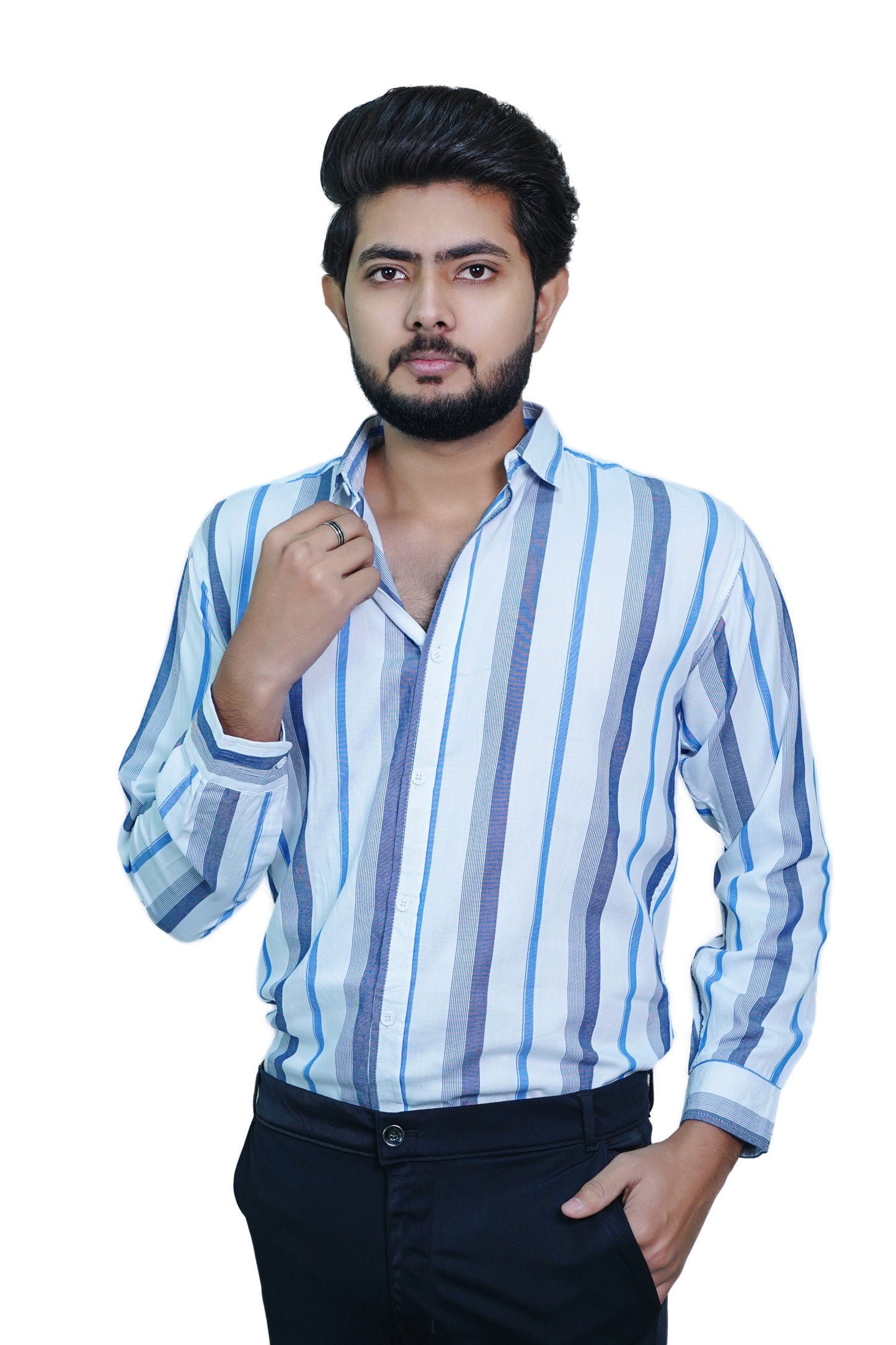 Oxen NexoLuce Men's Printed Casual Shirt Nidiko-SW#017