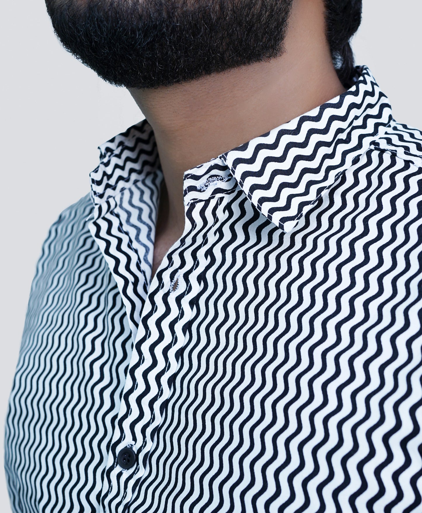 Oxen NexoLuce Men's Printed Casual Shirt Dloio-SW#019